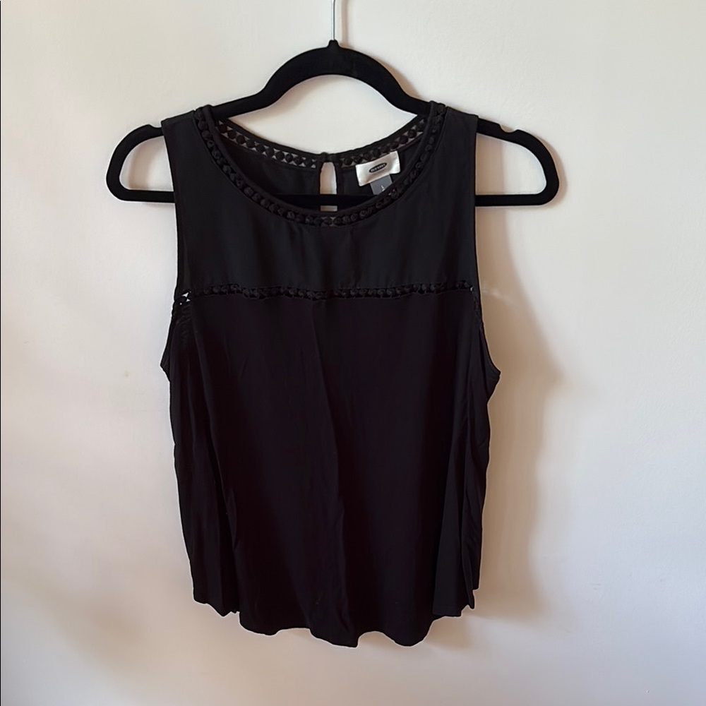 Old Navy Black Sleeveless Tank Top
